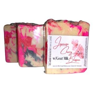 Japanese Cherry Blossom scented Handmade Coconut Milk Soap 5 -5.5oz